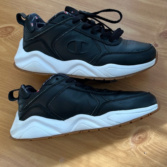 Champion Shoes - Champion 93 Eighteen Black and White Sneakers Women’s Size 7.5 Shoes